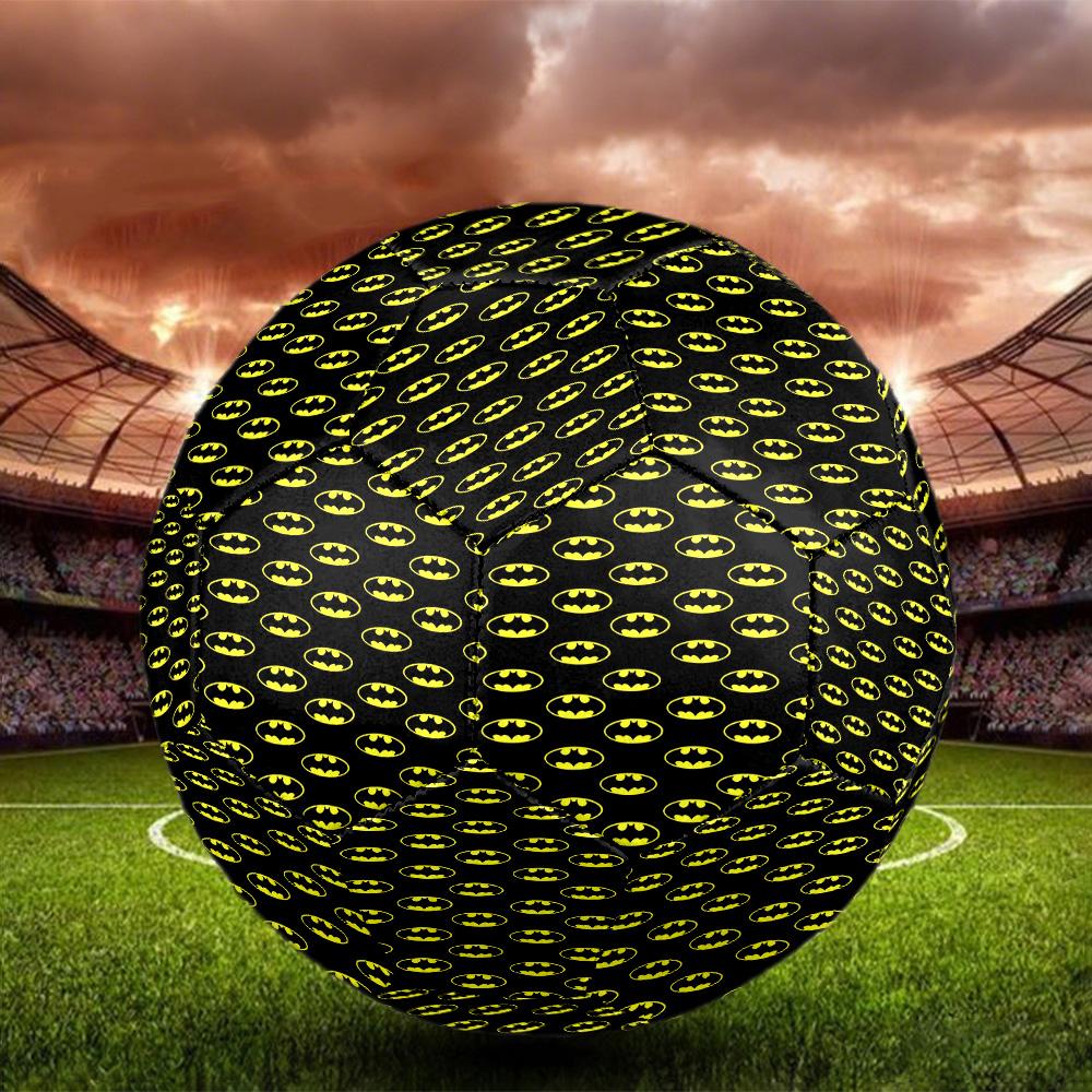 Superheroes Print Size 5 Soccer Ball, Standard Match Football for Sports Game and Team Practice, Ideal Gift for Soccer Fans