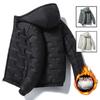 Padded men's winter velvet padded clothes winter coat hooded padded jacket men