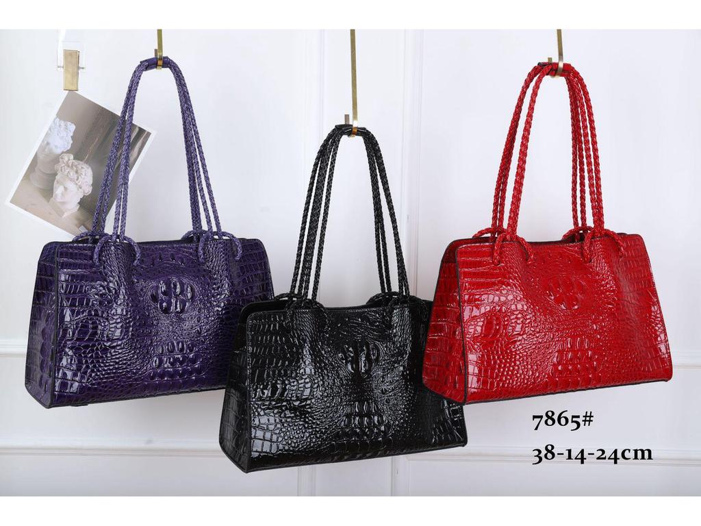Alligator Leather Women's Large Capacity Luxury Handbag Shoulder Bag 2025 Trend