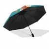 Capybara Themed Travel Umbrella-8 Ribs Automatic Opening and Closing, Portable Folding Design, Compact and Stylish Umbrella Suitable for Out