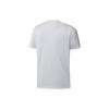 Adidas Pure Color Striped Logo Print Short Sleeve T-Shirt Men Tops White GK9431