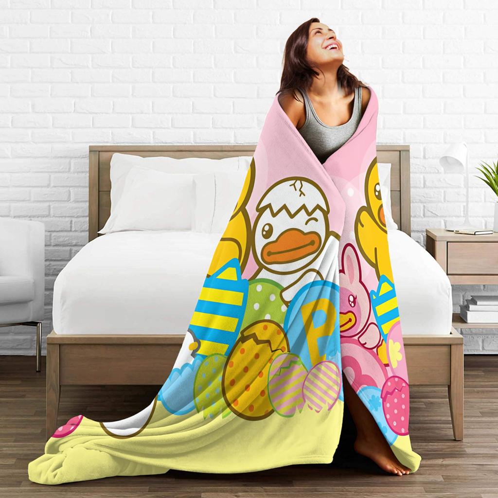 Yellow Duck Blankets Quality Warm Bedding Throws Winter Students Couch Chair Comfortable Bedspread