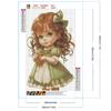 5D DIY Full Round Drill Diamond Painting Little Girl Kit Home Decor Art Craft