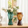 Glass Hydroponic Vase Irregular Shape Abstract Vase Dried Flowers Vase  Living Room