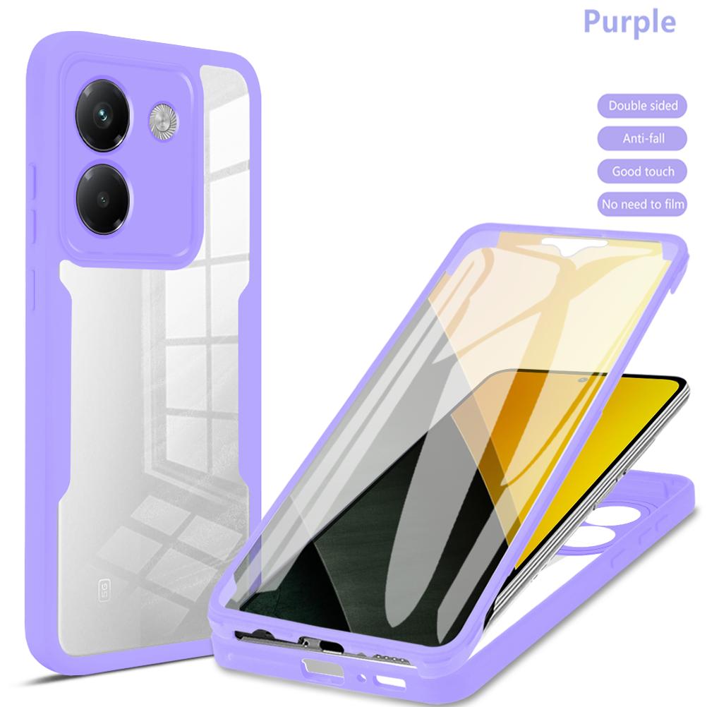 For Xiaomi Poco M7 Pro Case Poco M7Plus M7 4G Cover Full Body Protection Case Protective 360 Double Sided Cover Funda Coque Capa