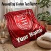 Hull KR Individuelle Flanell-Kuscheldecke Drucken Sie Ihren Namen Text Weiche Warme Decke Weihnachtsgeschenk