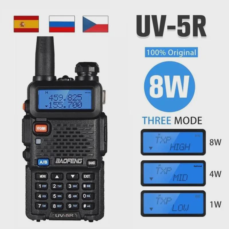 Baofeng UV-5R High-Power Dual-Band Long-Range Walkie-Talkie (English Version)