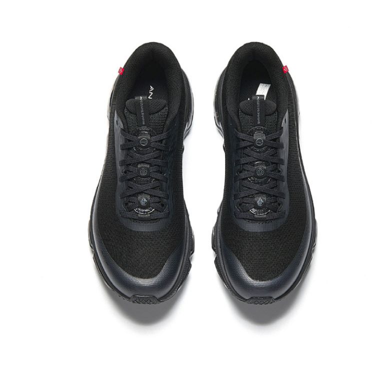 Anta Fashionable Comfortable Sports Wear Resistant Rebound Low Top Casual Running Shoes Men sneaker Basic-Black 112515501-7