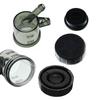Universal Motorcycle Brake Fluid Reservoir Rear Master Cylinder Tank Oil Cup with Pipe Bracket For Honda Suzuki and Most
