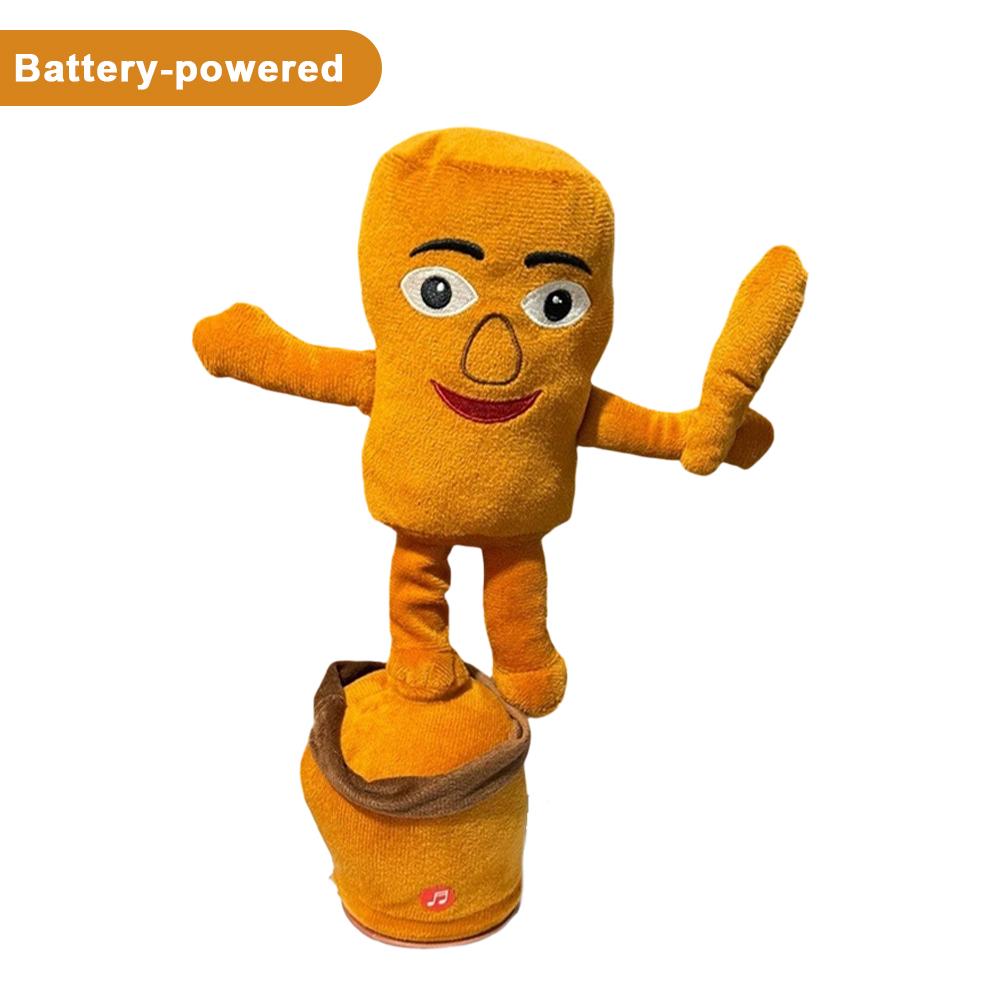 

Soft Overseas Tung Tung Sahur Society Teaches for Dancing Singing Learning Tongue Shine with Electric Dolls Battery