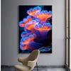 Beautiful Deep-Sea Coral Reefs Underwater World Scenery Poster Canvas Art Painting Prints Home Room Wall Picture Decoration