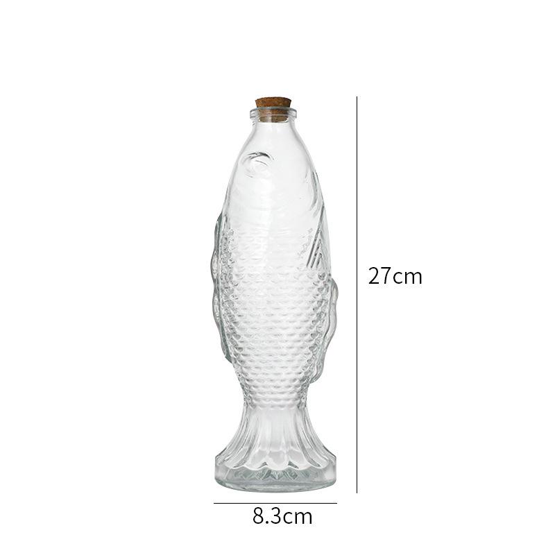 DIY Cork Star Wishing Drift Bottle - Clear Glass Ocean Lucky Star Bottle