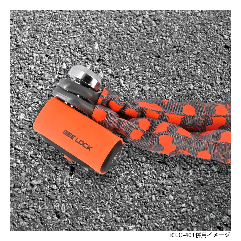 LEAD BEE LOCK Motorcycle Padlock with Lock 14mm for Loop Chain Locks and Disc Lock, Plug, Diameter, Locks, LZ-802A