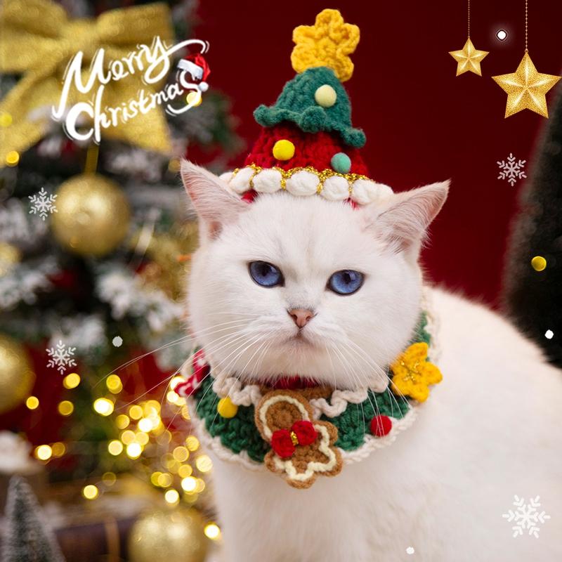Lion Mane Pet Hat Cat Cosplay Costume Wig for Puppy Halloween Christmas Party Decoration Pet Supplies
