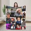 American Mason Thames Actor Blanket Quality Warm Soft  Throw Blanket Winter Travel Office Living Room Novelty Bedspread