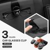 Clip per occhiali da sole per auto per Cayenne Panamera Macan 911 718 Taycan Boxster Cayman 918 Porta occhiali da sole Clip per riporre occhiali