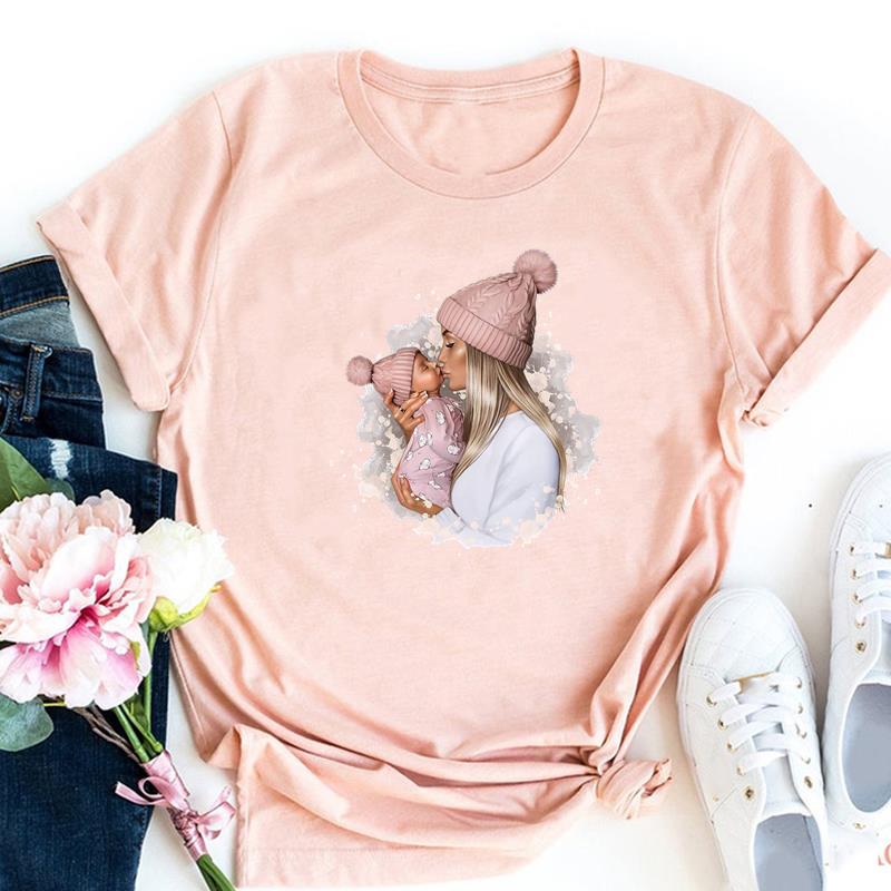 Style Trend Tee Top Fashion T Shirt Clothing 90s Stylish Lovely Sweet Casual Short Sleeve Unisex Print Lady FeUnisex Graphic T-shirt