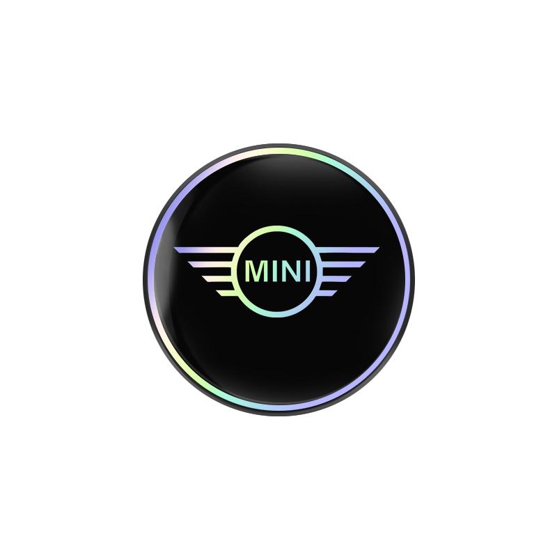 NNEJ4 2Pcs Car Coasters Shockproof Water Goblet Mat For BMW Mini Cooper One JCW WORKS F54 Car Interior Water Cup Holder Pad keychain
