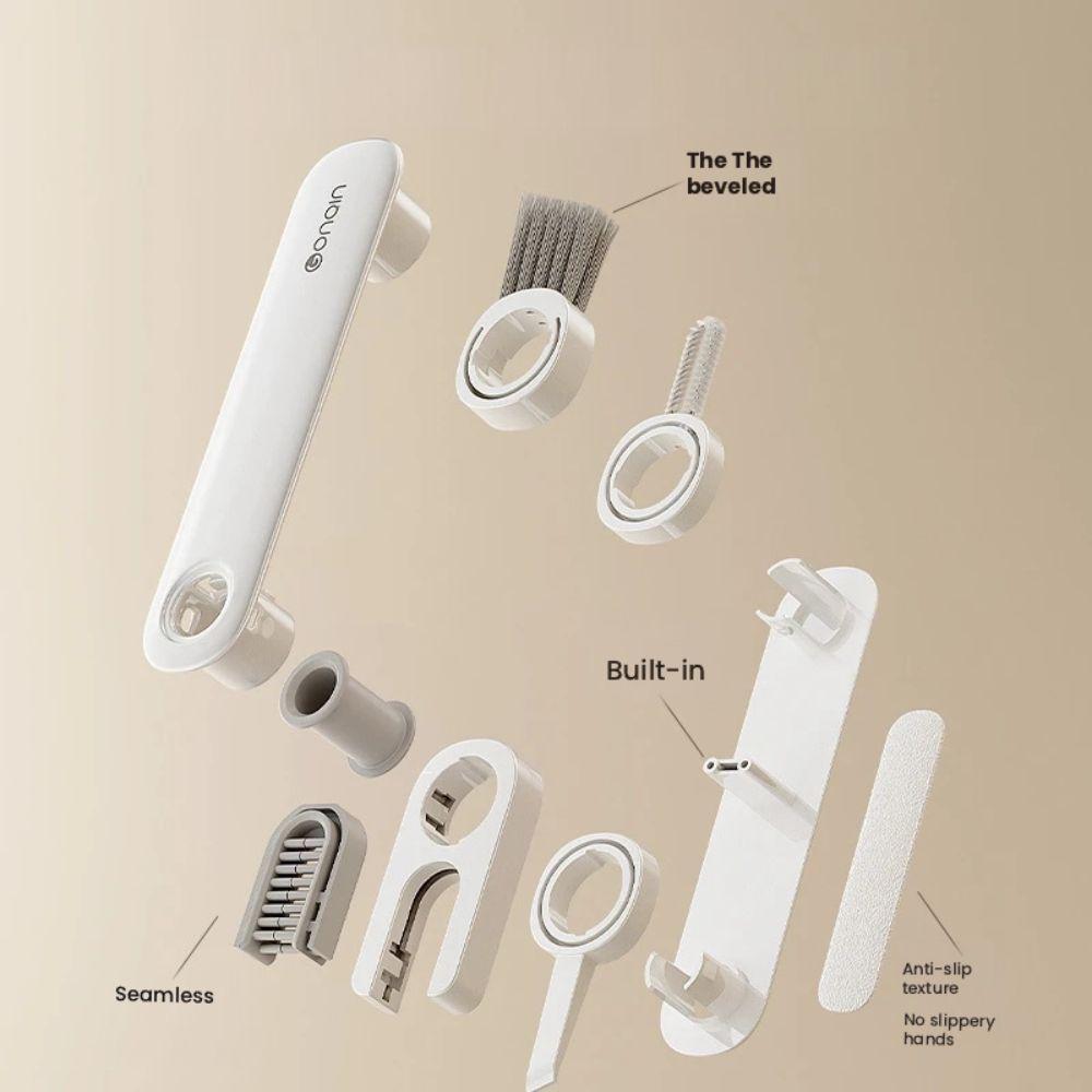Multifunctional Cup Brush 4-in-1 Cup Lid Brush New Bottle Brush Home Kitchen