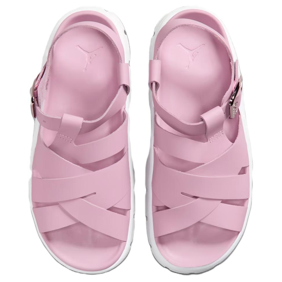 Air Jordan Willow Sandal Iced Carmine White Women Sneakers Pink Metallic-Silver IB8841-607