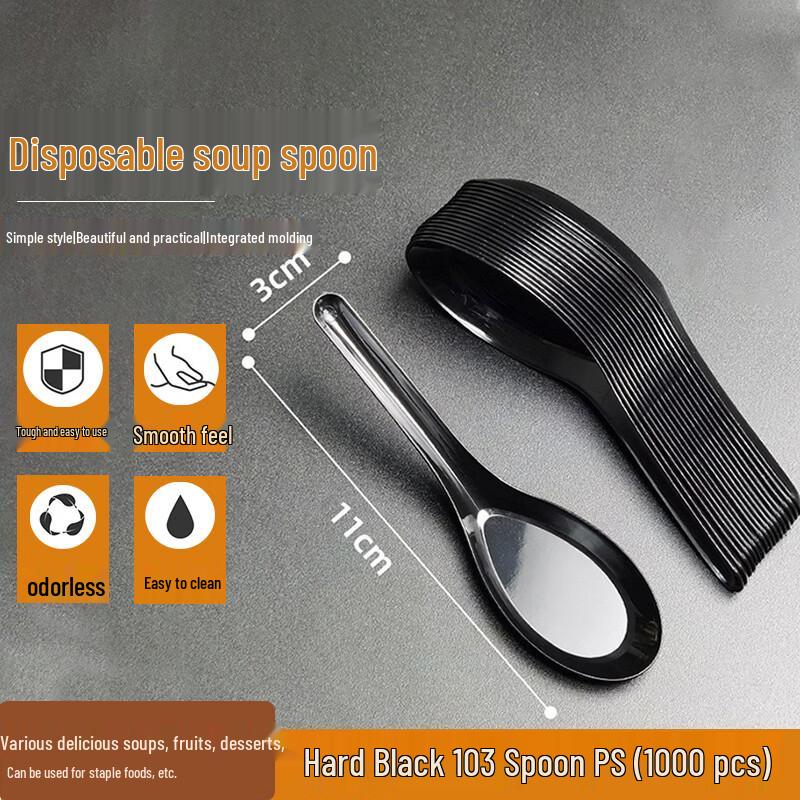 FATTBAO Disposable Plastic Spoons