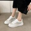 Scarpe da skate nuove per primavera, estate, autunno e inverno, scarpe da studente, a taglio basso, punta rotonda, con lacci