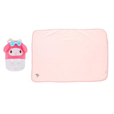Marushin Mascot Drawstring Blanket Sanrio My Melody Fluffy My Melody H70 X W100cm Blanket Cute Fluffy Stylish Cold Weather Goods 3245011800 Approx.