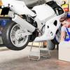 Motorcycle Stand, Universal Motorcycle Mount, Load Capacity up to 500kg, Motorcycle Stand Steel, Grey