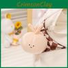 Vegetable Plush Funny Keychain Soft Stuffed Toy With Pp Cotton For Bag Charm