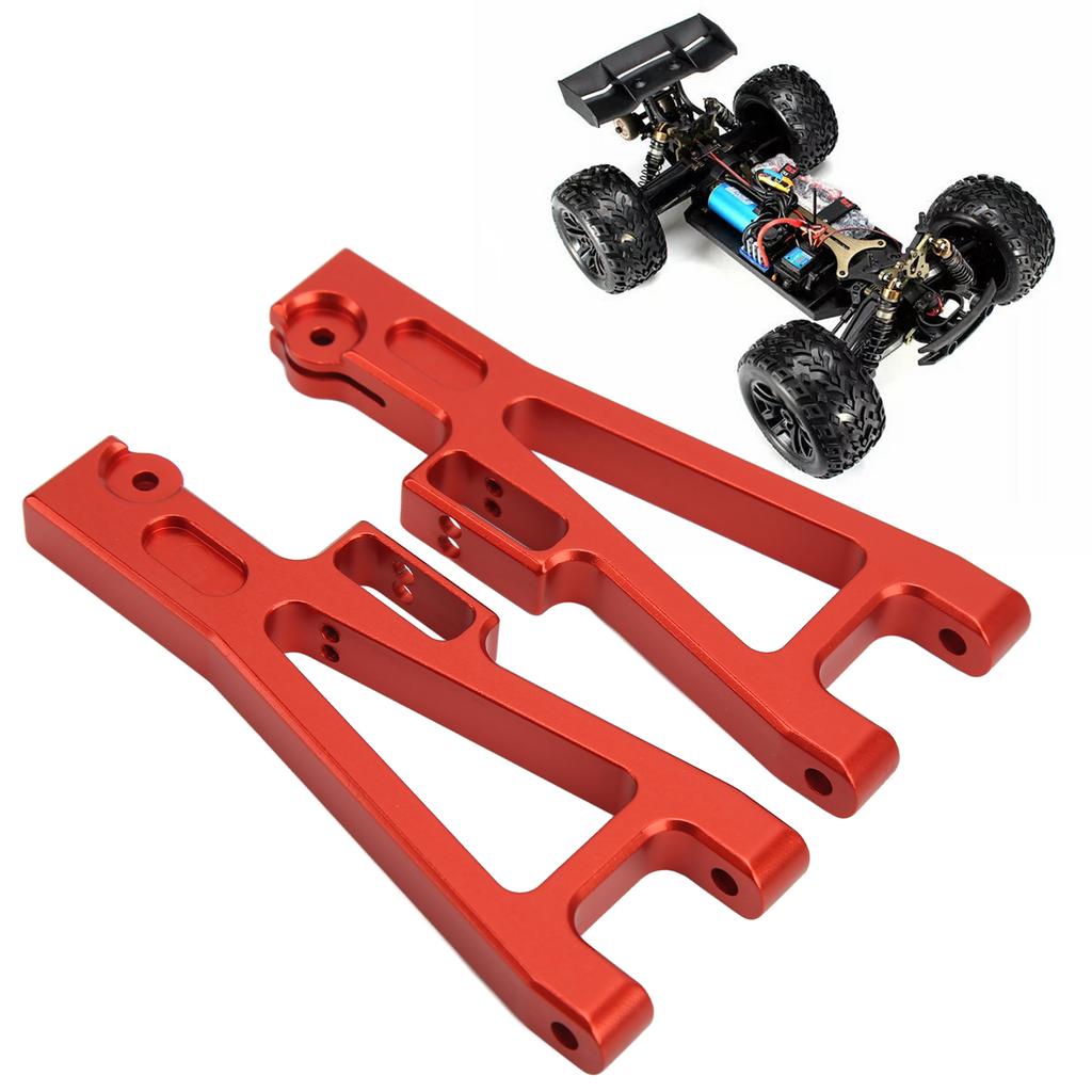 2pcs RC Suspension Arm Aluminum Alloy   Upgrade Front and Rear Lower Swing Arm for JLB 1Celsius10 Truck