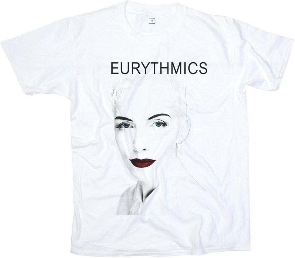 NEW EURYTHMICS Band Face To Face T Shirt S-5XL Cotton White EN790 Unisex T-Shirt XXXL