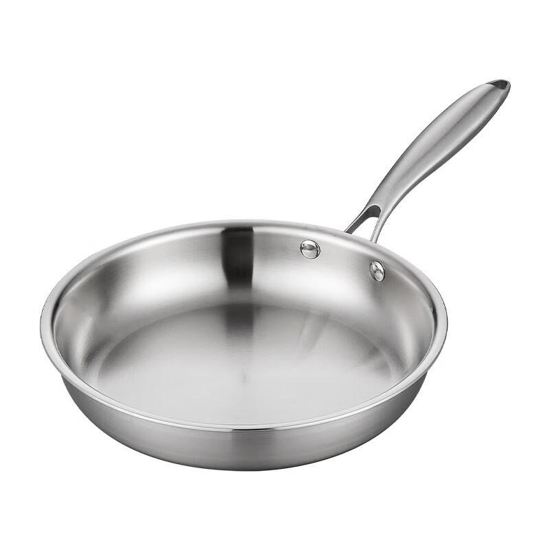 ZISIZ 304 Stainless Steel Non-stick Frying Pan