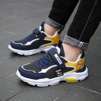 Children Casual Shoes for Boys Breathable Sneaker Spring and Autumn Mesh Kids Fashion Non-slip Students School Running Shoes