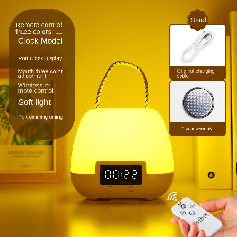 Small Night Lightbaby Feeding Eye Care Bedside Newborn Postpartum Household Rechargeable Remote Control Desk Bedroom Sleep Light