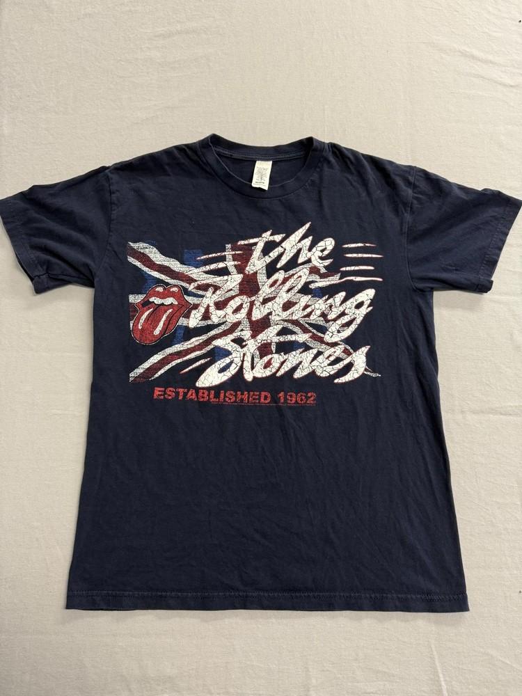 The Rolling Stones T-shirt Established 1962 British Flag - M Unisex T-Shirt S