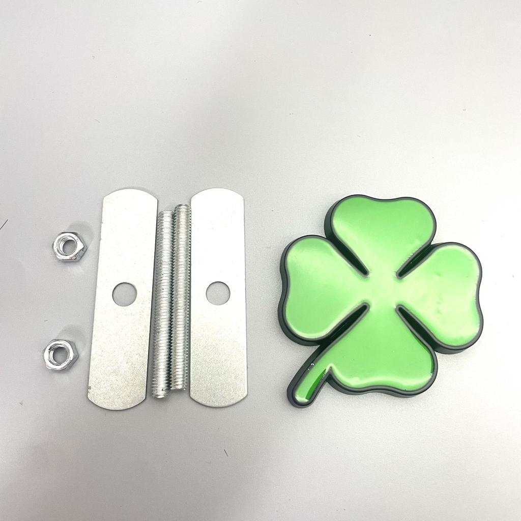 Clover Emblem Car Logo-Suitable For Giulia Stelvio Alfa Romeo Giulia Stelvio Junior Tonale Front Hood Grill Badge Emblem Car Body/Car Windows Sticker