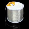 A Roll Of 100 Meter Clear Stretch Elastic Beading Cord String Thread 0-8mm Spool LS