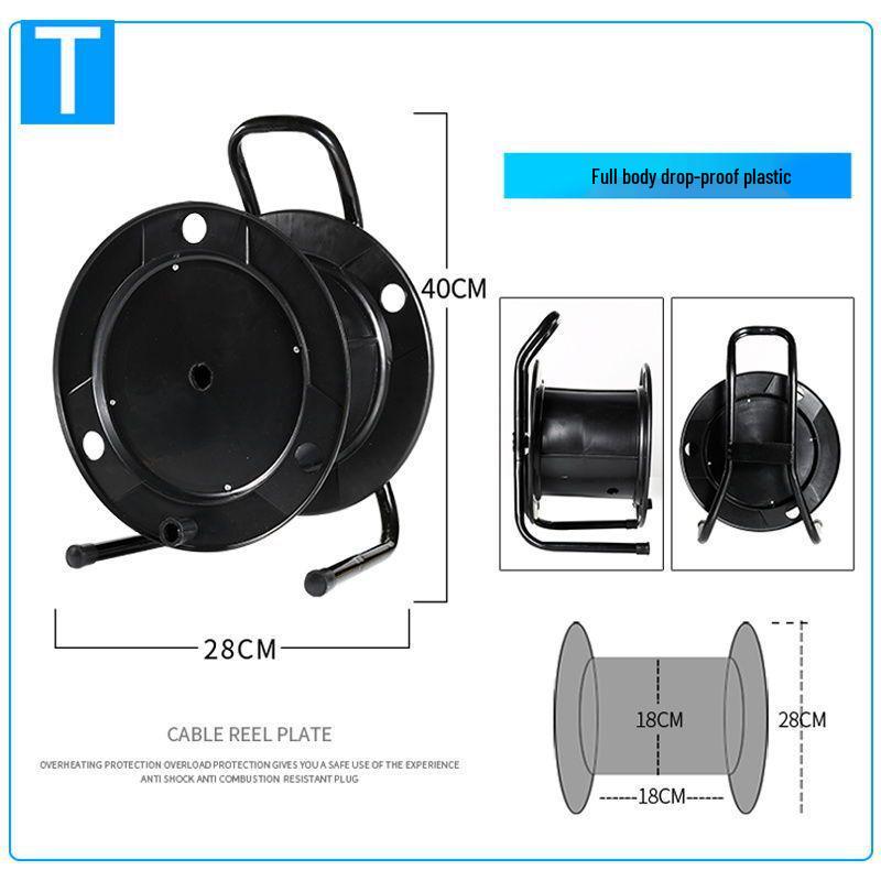 Portable Movable Cable Reel Winder and Roller Spool