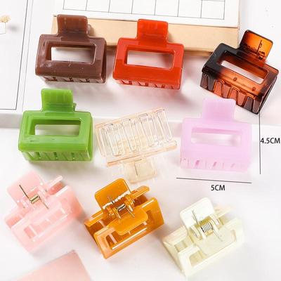 Koreanische Internet-Berühmtheit, hohle quadratische Haarspange für Frauen – schlichtes Haar-Accessoire