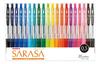 Zebra Sarasa Clip Gel Ballpoint Pen 20 0.5mm, Colors, JJ15-20CA
