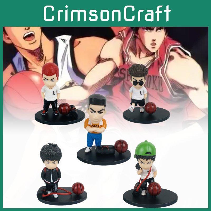 Limited Edition Five Piece Sakuragi Hanamichi Figure Collection For Display Decor
