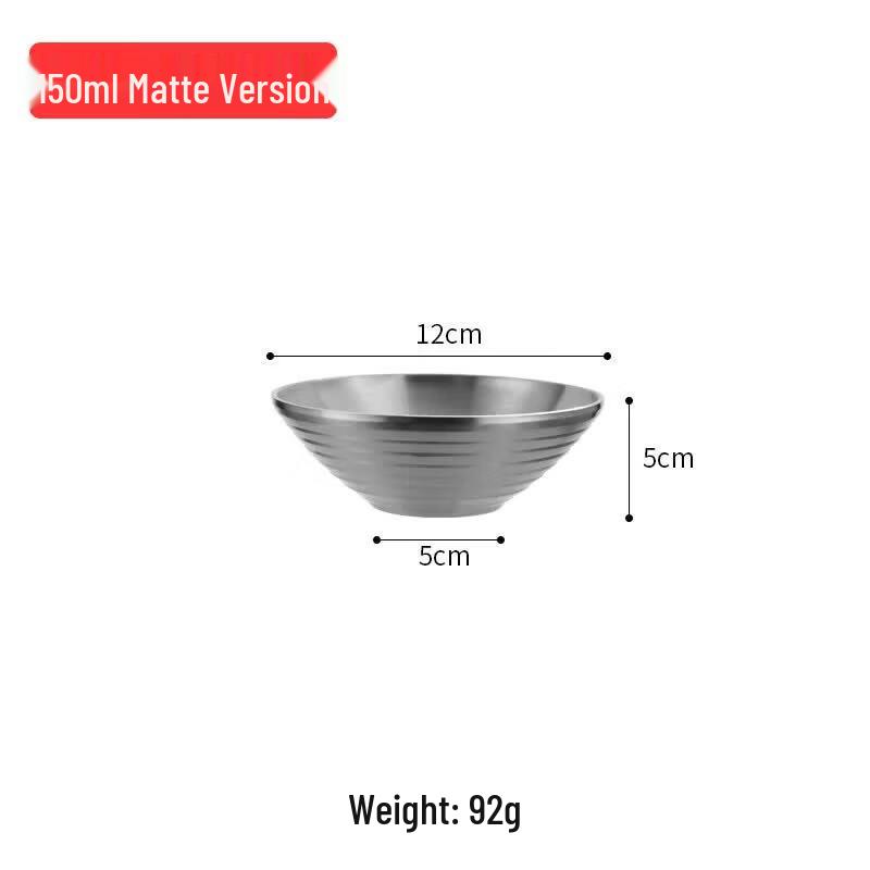 Qiwei 304 Stainless Steel Large Soup & Ramen Bowl