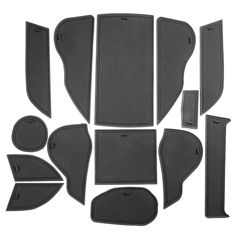 

BLUESEATEC Toyota Crown Sports Эксклюзивный резиновый коврик в карман двери Crown Sports Интерьер Резиновый коврик на консоль Шумоизоляция Защита от царапин Легкий чёрный