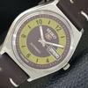 5 AUTOMATIC VINTAGE JAPAN 6309A MENS PURPLE COLOR DIAL WATCH A702727-1 R210-a702727
