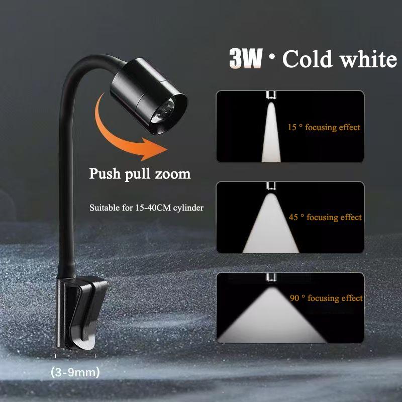 

Fish Tank Light Aquascape Lighting Stream Tank Led Lighting Antique Tank Atmosphere Flashlights Tank Adjustable Focus Spotlights CN Plug