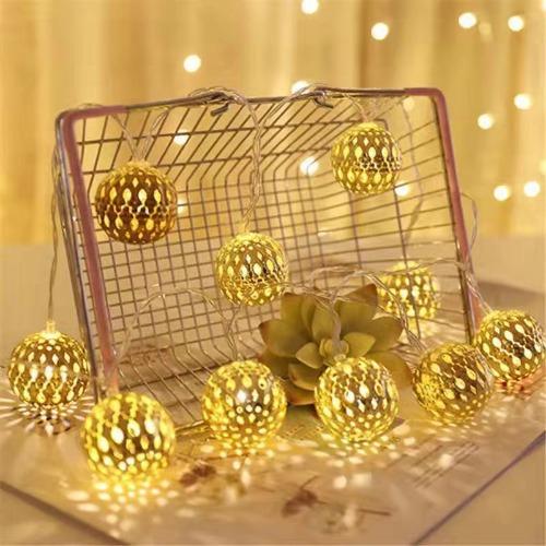 LED marokkanische Licht Handwerk Solar USB Lichterkette Eisen Kunst Lichterkette Outdoor Indoor Urlaub Dekoration Weihnachten