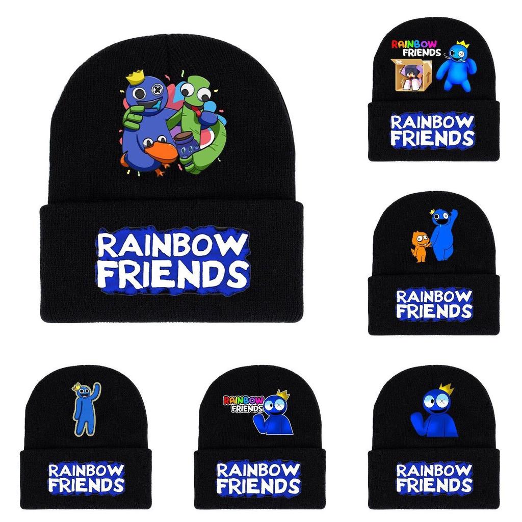 Roblox Rainbow Friends Strickmütze Weich und Warm Weihnachtsgeschenk für Männer und Frauen