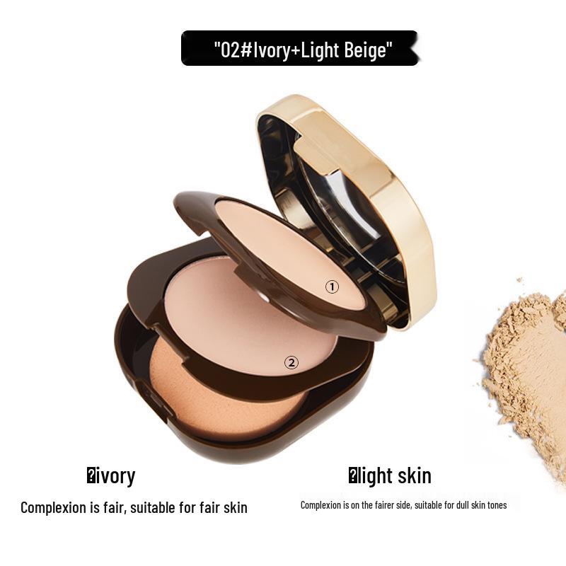 

Kaqili Водостойкая полупрозрачная пудра двойного назначения: Стойкий консилер для влажного и сухого нанесения