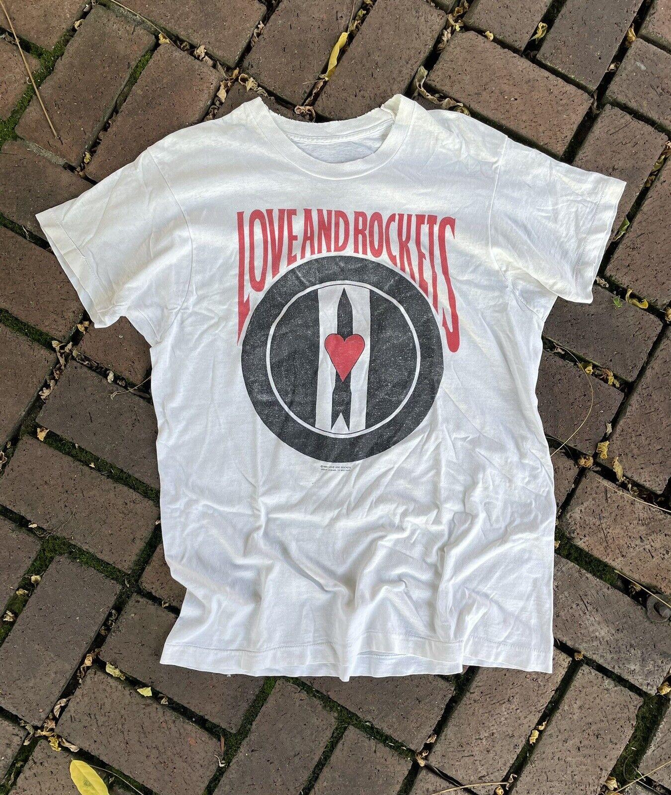 Love And Rockets Band Gift For Fan White S-2345XL T-Shirt S