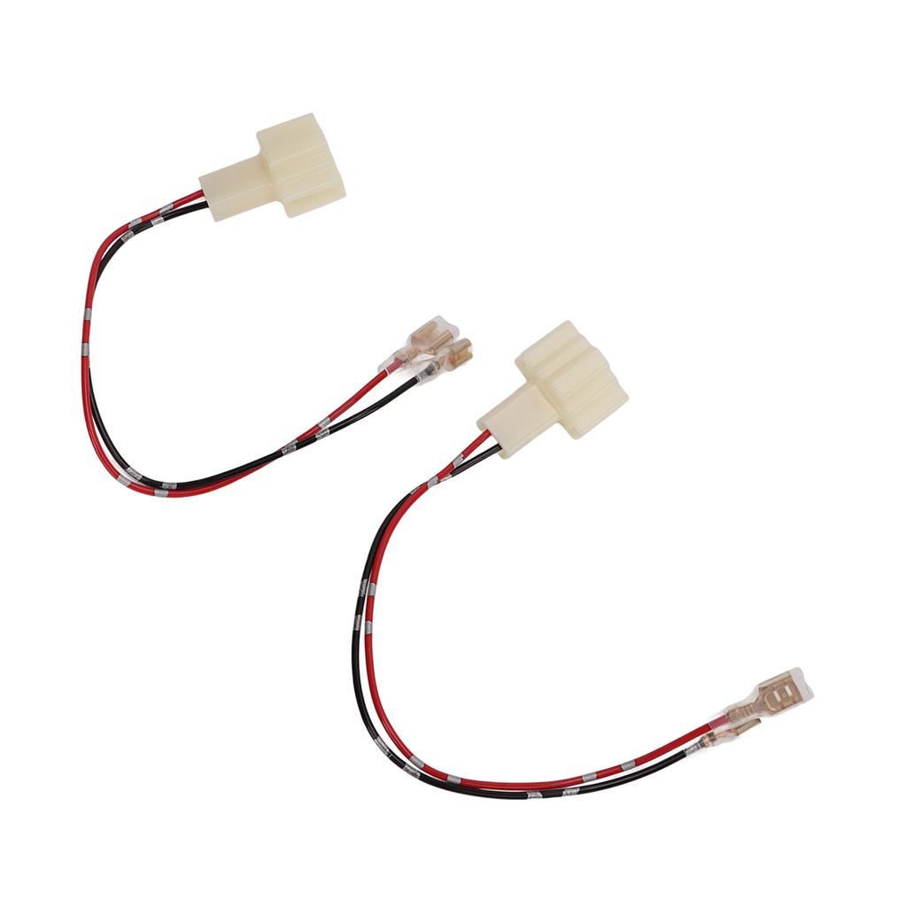 Par Bil Effektförstärkare Mellanbas Högtalare Kabelhärva Adapterkontakt Plug and Play 12V 3A 10W